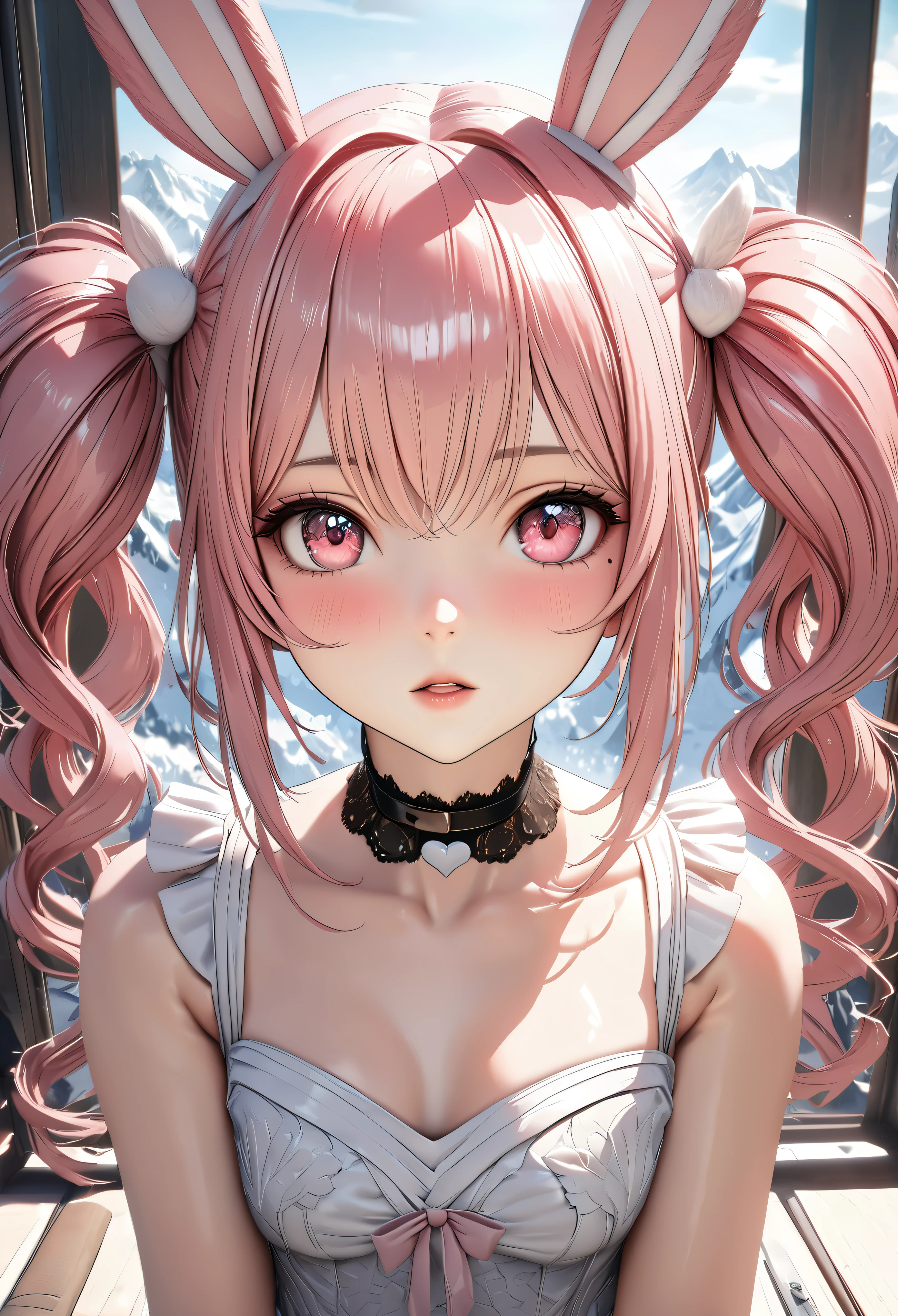In this mesmerizing image, a captivating girl with medium-length, wavy pink hair and twintails is the center of attention. Her heart-shaped pupils shine brightly with excitement as she engages in an intimate act. Dressed in a casual outfit, she takes center stage against a plain, neutral background. The huge file size of this image ensures every detail is captured in its finest form.

Medium resolution: 1.5 GB
1 girl
Medium hair length: Reaching her shoulders
Pink hair with subtle highlights
Twintails cascading down her back
Heart-shaped pupils, dilated with excitement
Medium- detail: Digital painting
Rich,