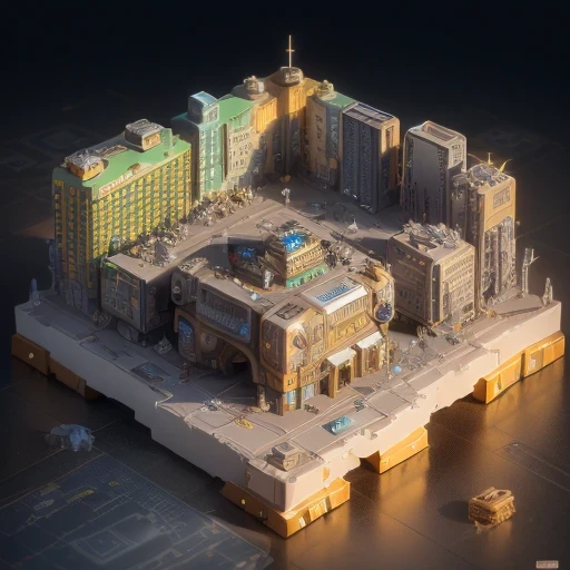 3598 lithium battery Mars realistic model, (original photo, best quality, masterpiece:1.4),Steampunk Cyberpunk 6820 Isometric City,(CyberpunkLithium Star light:1.3), Lithium Star (related to land),(in a Isometric:1.3),Isometric, (((Isometric)))