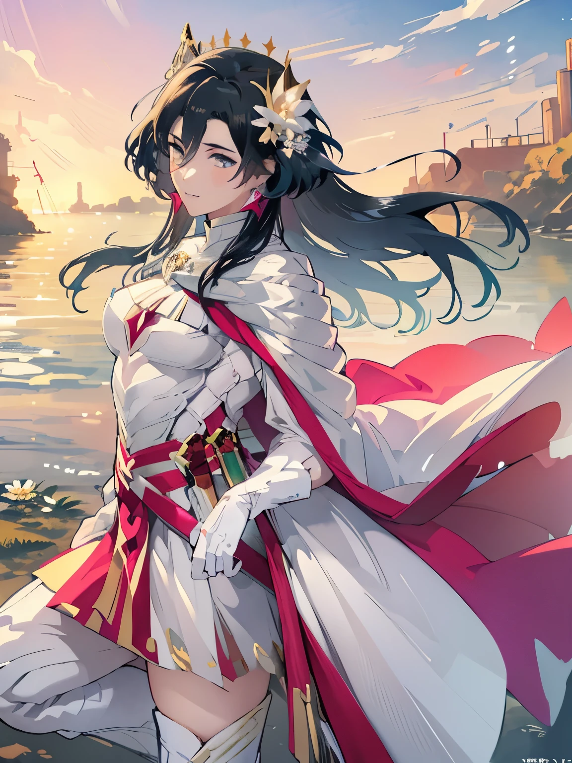 sexy adult woman、big breasted woman、sensual woman、hair flowing in the wind、magic effect、watercolor painting、Adult、ivory skin、revealing clothes、Small cloth area、swimsuit、race queen、Bunny girl、barefoot、