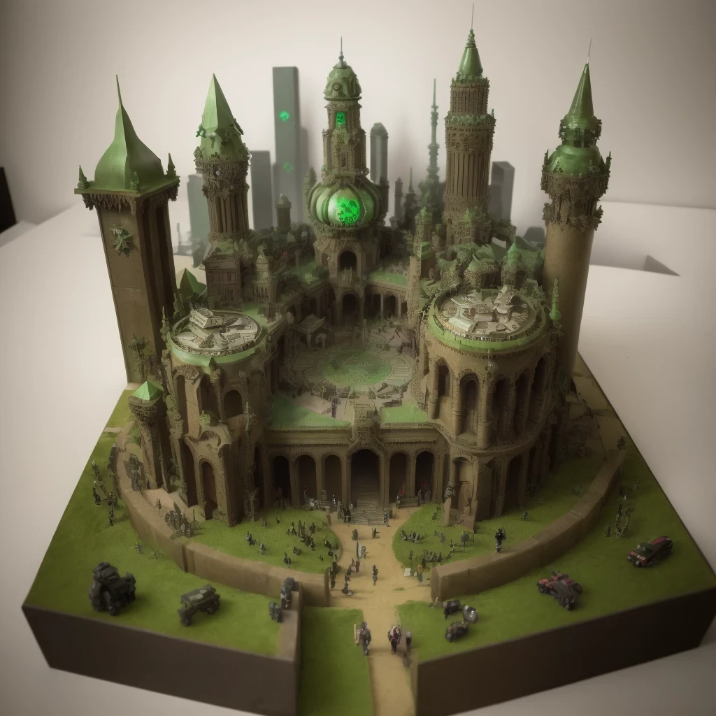 Imperial Green Jade,Gothic architecture,3598 lithium battery Mars realistic model, (original photo, best quality, masterpiece:1.4),Steampunk Cyberpunk 6820 Isometric City,(CyberpunkLithium Star light:1.3), Lithium Star (related to land),(in a Isometric:1.3),Isometric, (((Isometric)))