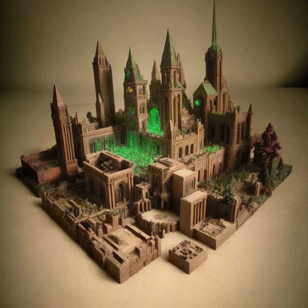 Imperial Green Jade，Gothic architecture，3598 lithium battery Mars realistic model, (original photo, best quality, masterpiece:1.4),Steampunk Cyberpunk 6820 Isometric City,(CyberpunkLithium Star light:1.3), Lithium Star (related to land),(in a Isometric:1.3),Isometric, (((Isometric)))