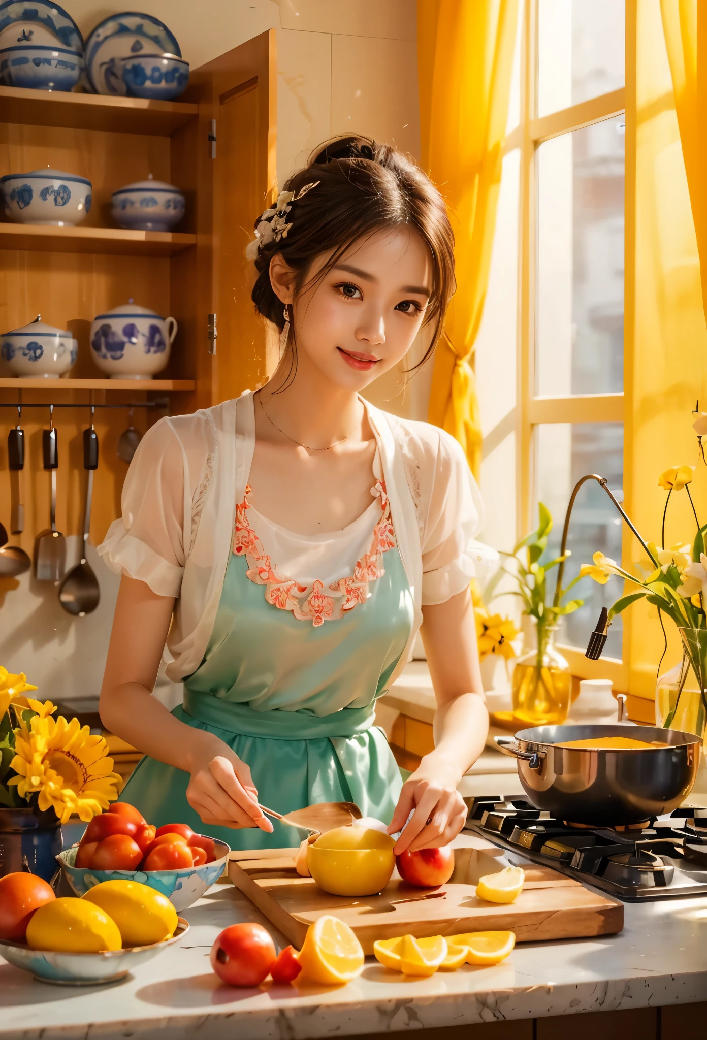 8k, masterpiece, RAW photo, best quality, photorealistic, extremely detailed CG unity 8k wallpaper, Depth of field, Cinematic Light, Lens Flare, Ray tracing, (extremely beautiful face, beautiful lips, beautiful eyes), intricate detail face, ((ultra detailed skin)) 1girl, ((Beautiful Silky satin Violet T-shirt )), ((Beautiful Silky satin Violet Above knee length skirt)), in the dark, deep shadow, pretty korean girl, kpop idol, 1 girl, (very slim slender fit-muscled body:1.3), ((looking at viewer)),(big smile:1.3), (fashion city night, dark night, (neon sign), (blurred background), fashion street night),(without people in the background:1.3), beautiful earrings, bracelets, necklace, pantyhose, clear eyes, (pale skin), (big eyes), face forward, ((upper body shot)), (looking at viewer:1.3) very slim, medium breasts, (Ultra-realistic, gazing at viewer), (hight resolution), (8K), (ighly detailed), (Brown hair, short-hair), (Show the navel), (Slim body)