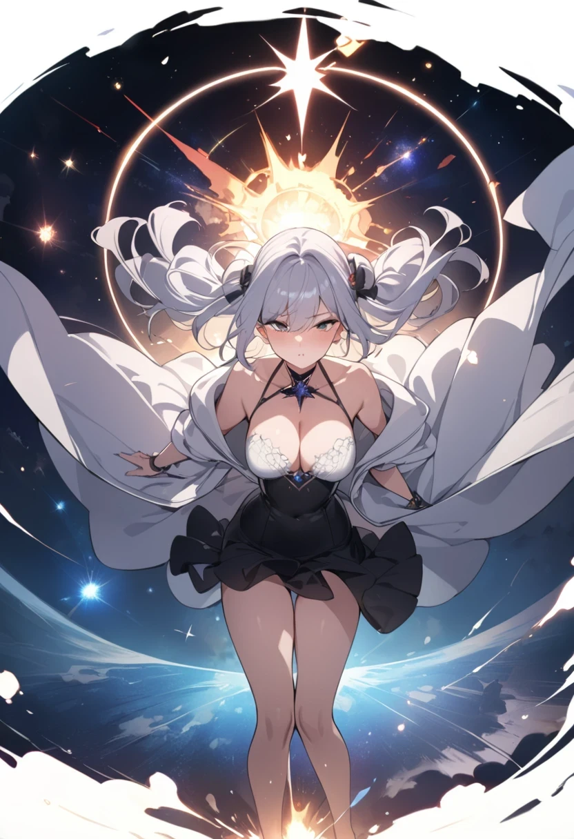 StarSign,(masterpiece, best quality:1.2), 1girl, solo,supernova explosion