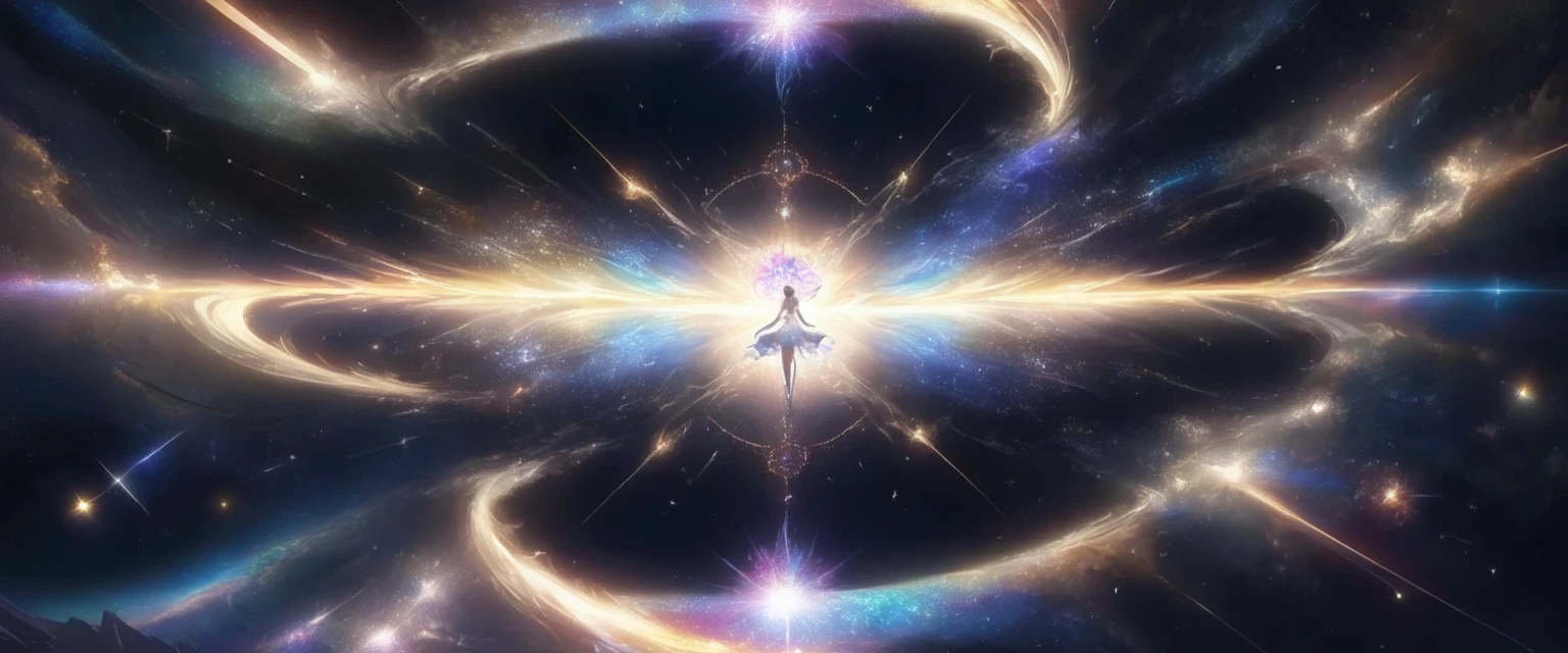 StarSign,(masterpiece, best quality:1.2), 1girl,solo,supernova explosion, vibrant colors, cosmic perspective, awe-inspiring details, ethereal beauty, celestial atmosphere, interstellar energy, radiant light, mesmerizing composition, stellar composition, astral universe, infinite expanse, starry depths, cosmic creation, swirling galaxies, dazzling stardust, luminous aura, resplendent glow, captivating celestial being, captivating aura, celestial goddess, heavenly grace, celestial elegance, enchanting charm, celestial attire, tranquil expression, otherworldly presence, cosmic harmony, vibrant celestial palette, splashes of celestial colors, interplay of light and shadow
