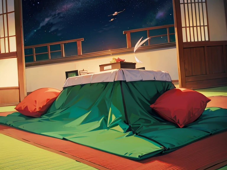 Kotatsu flies in the sky、