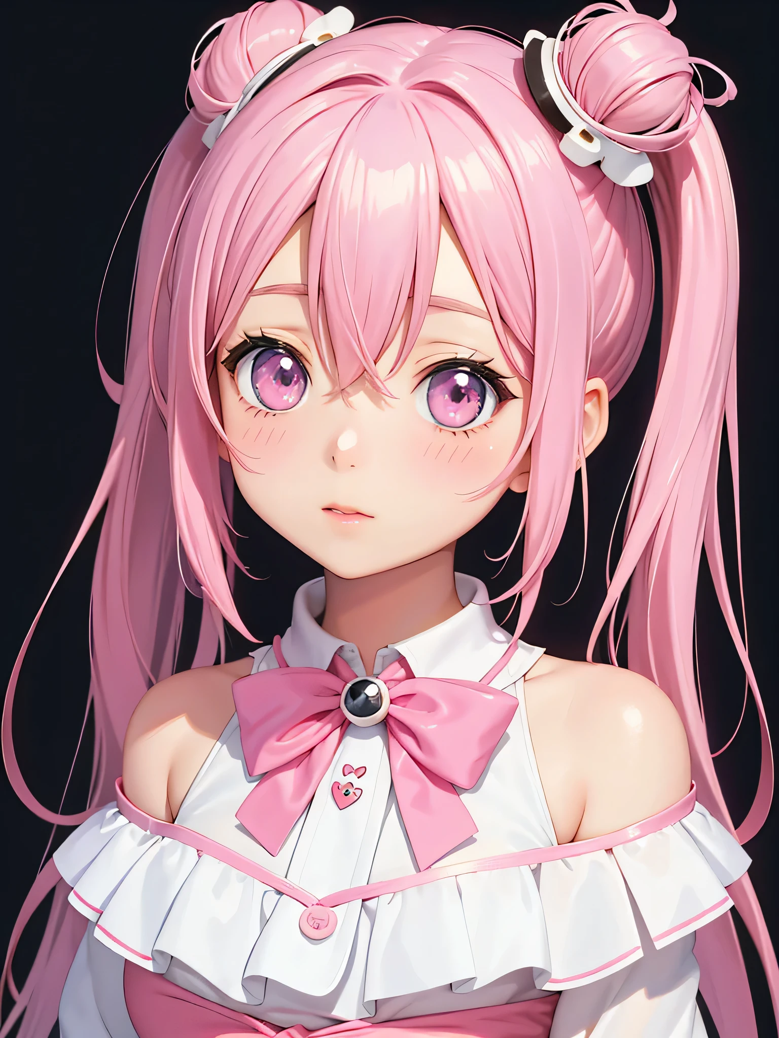 (masterpiece, best quality), 1girl, red hair, medium chest, gothic frill dress, pervert face, <lora:add_detail:1>