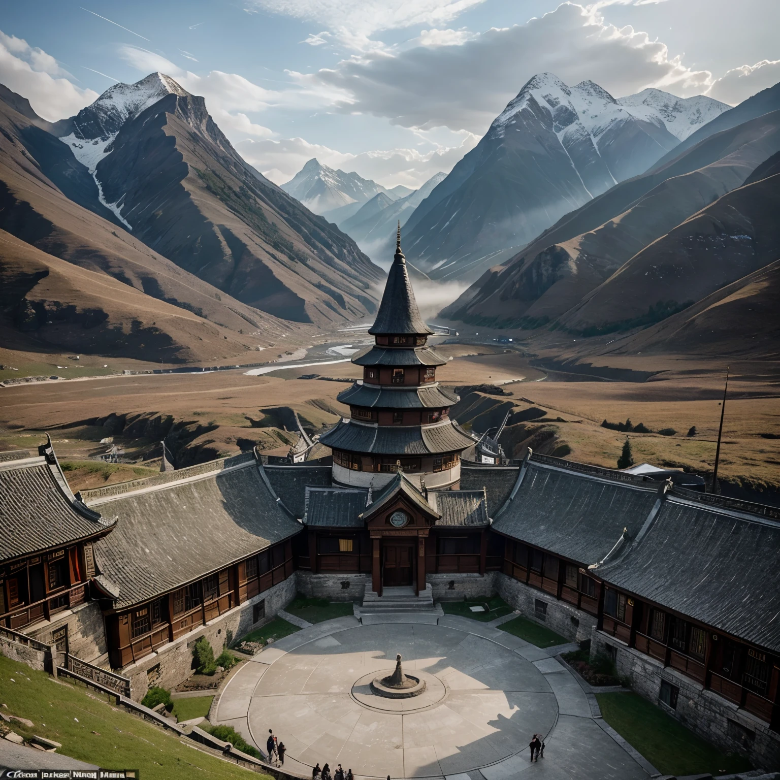 A maigc school like Hogwarts placed in China's high mountains for witches all over Asia from the of 10- to attend