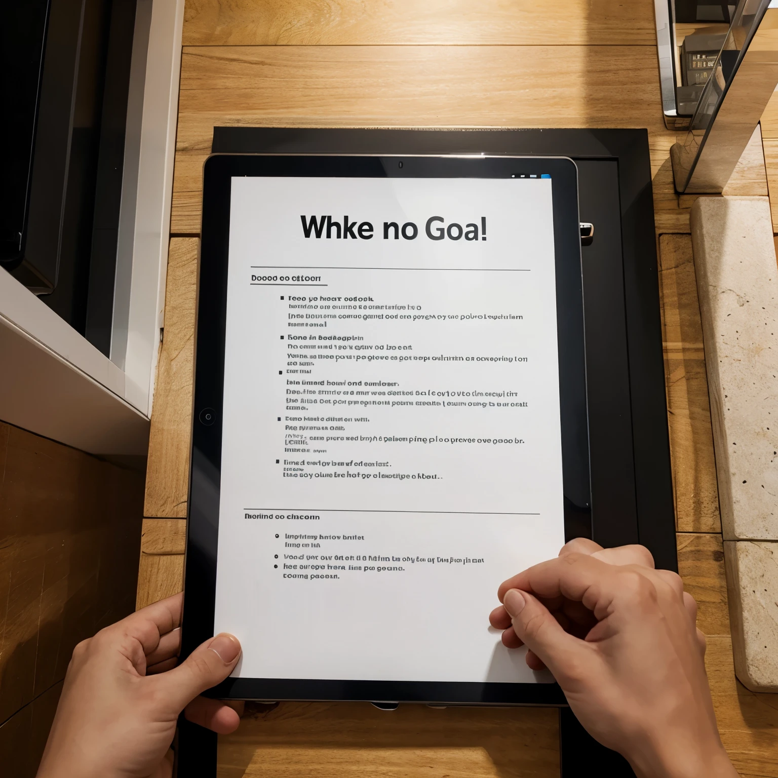 Make me a vision and goals board