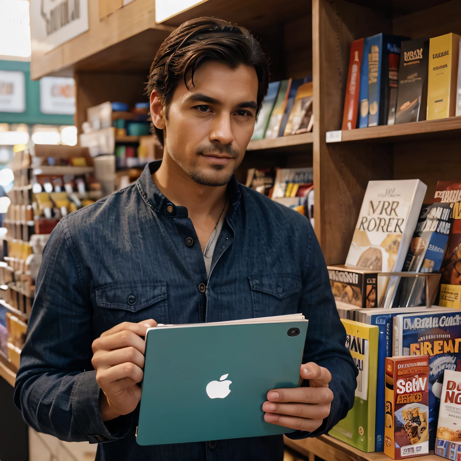 A man that sells products is an e-book 