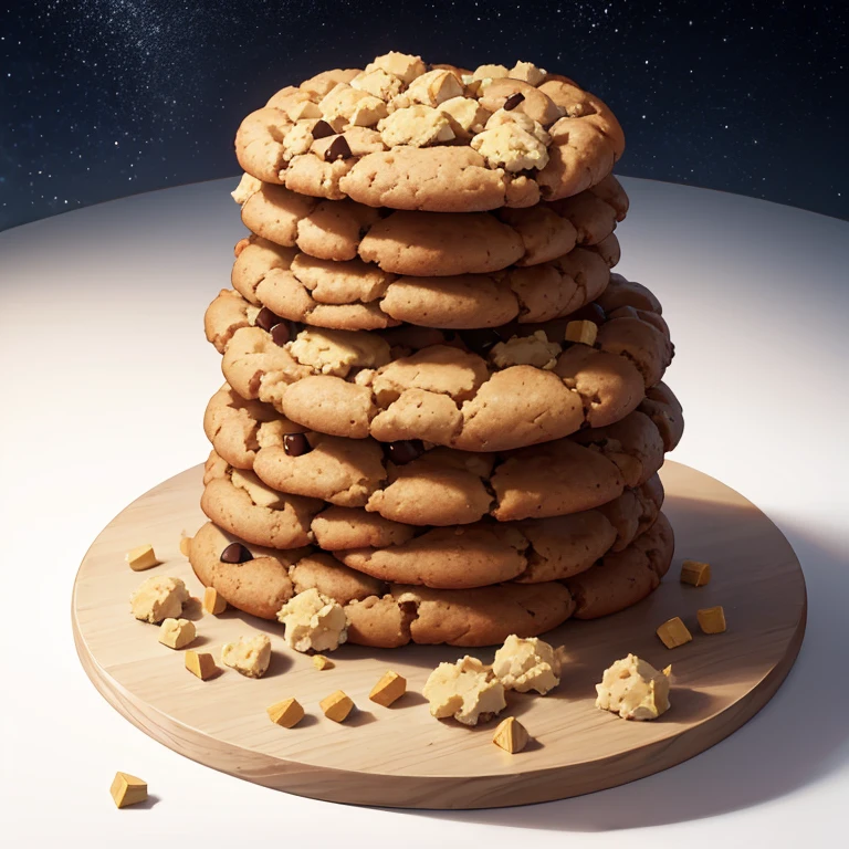 Pile of Cookies, The space is filled with Cookies, Overflowing Cookies