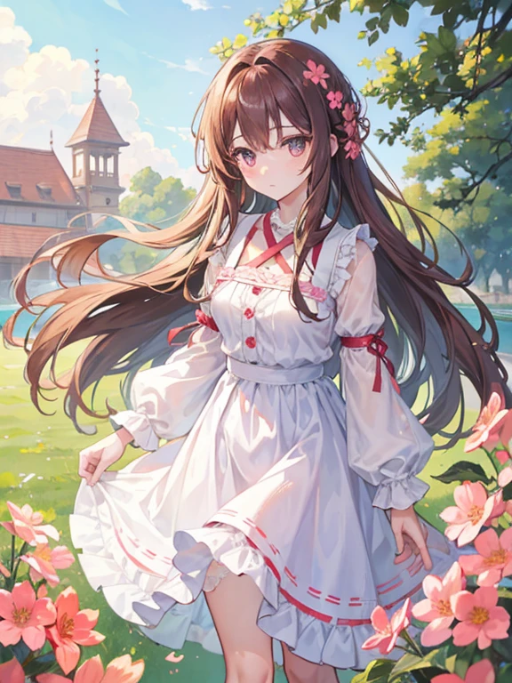 Description: A bubbly and compassionate girl with long, flowing brown hair and warm, hazel eyes. Usually dresses in casual, comfortable clothing with a touch of floral patterns.
Personality: Sakura is kind-hearted, empathetic, and always ready to lend a helping hand. She has a deep connection with nature and loves spending time outdoors.
Abilities: Possesses the ability to communicate with and control plant life, using them for healing, defense, or offense