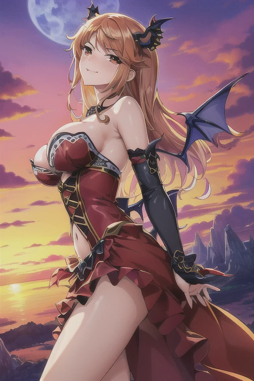 (Best quality)), ((Meisterwerk)), (detailliert), seductive succubus, ethereal beauty, thront auf einer Wolke, (Fantasy-Illustration:1.3), bezaubernder Blick, fesselnde Pose, delicate wings, jenseitiger Charme, mystischer Himmel, (Luis Royo:1.2), (Yoshitaka Amano:1.1), Mondnacht, sanfte Farben, (detailliert cloudscape:1.3), (high resolution:1.2)