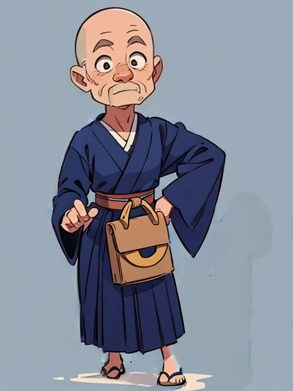 navy blue hakama,