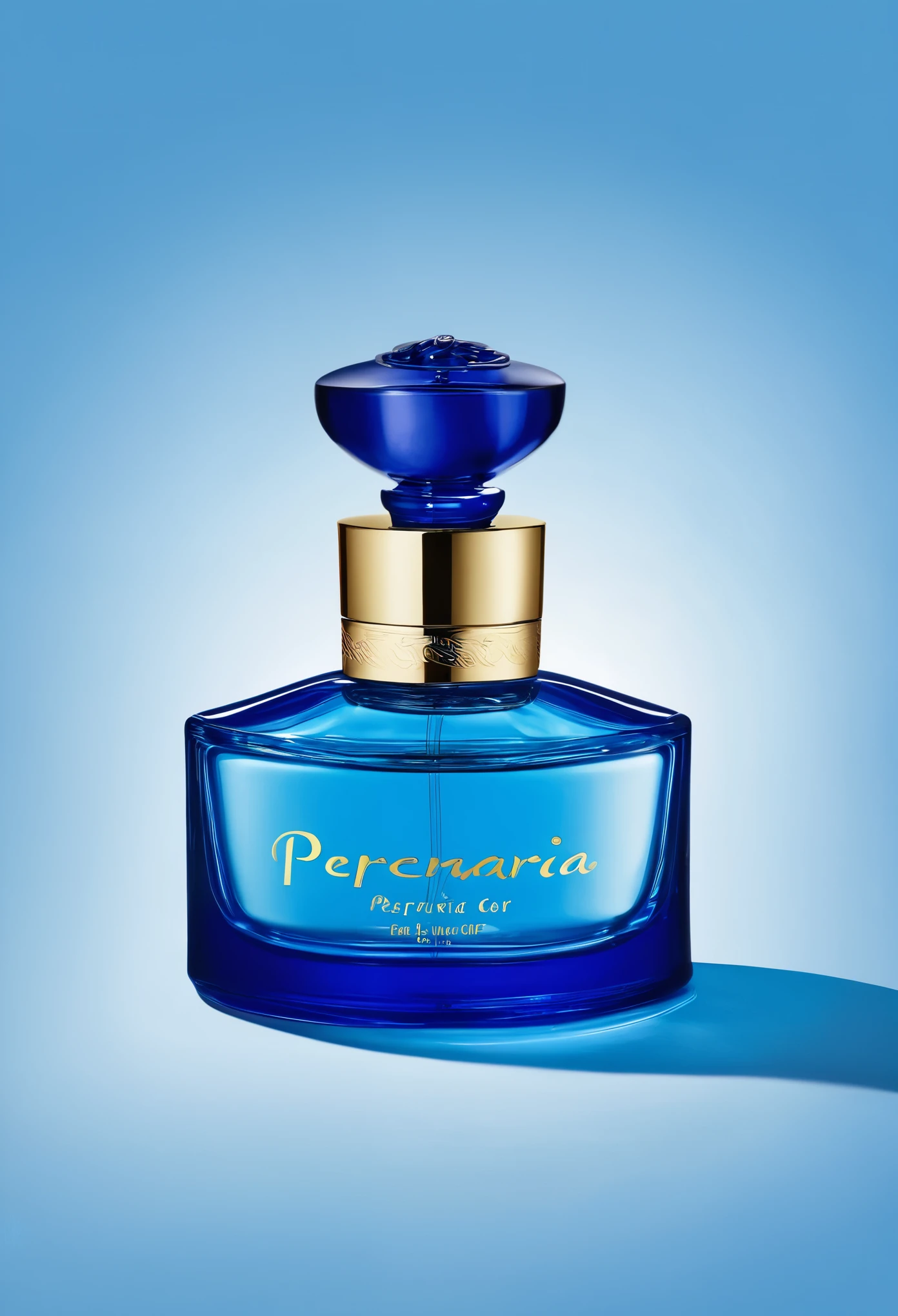 Eu quero uma logo escrito TL perfumaria na cor azul