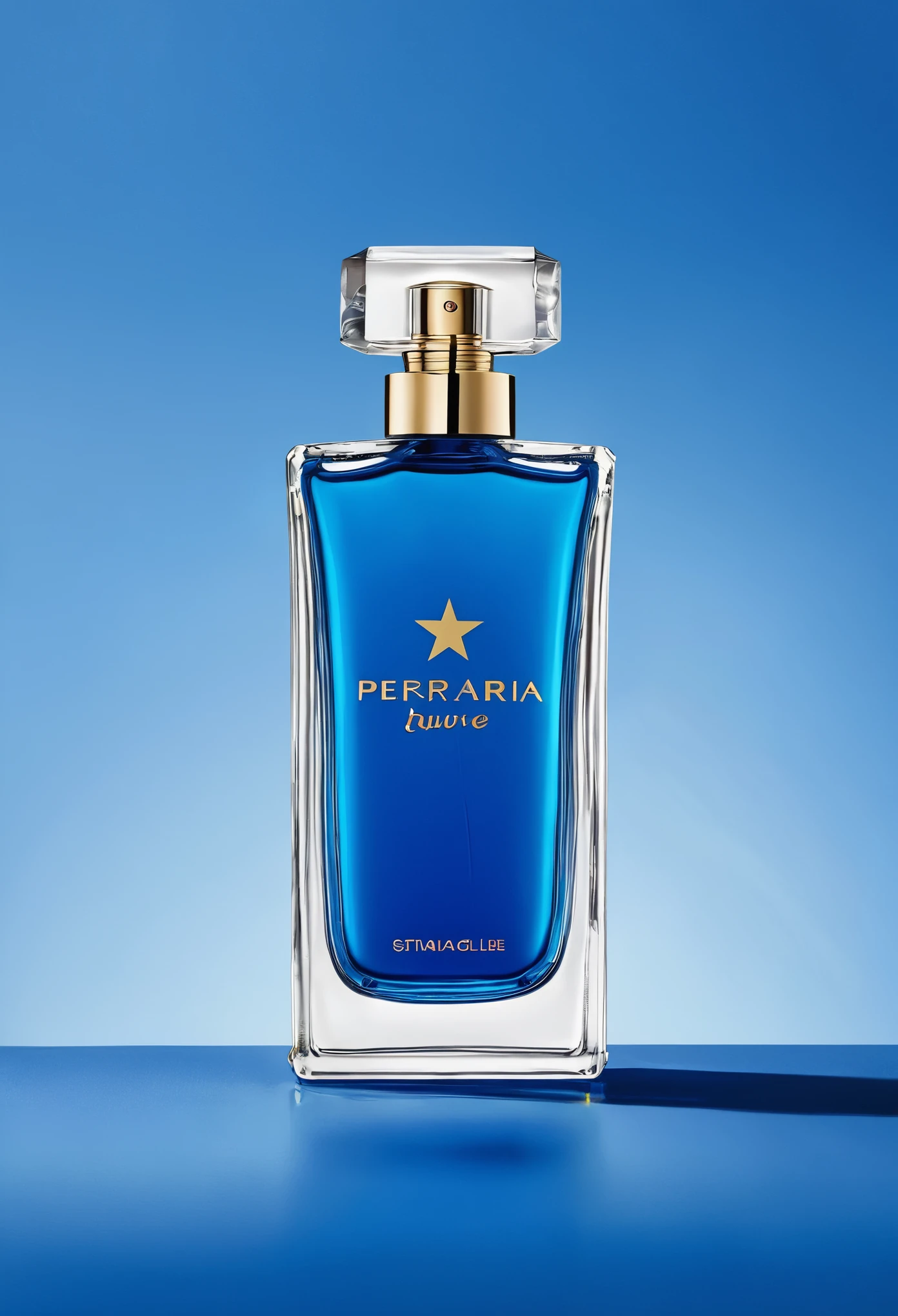 Eu quero uma logo escrito TL perfumaria na cor azul