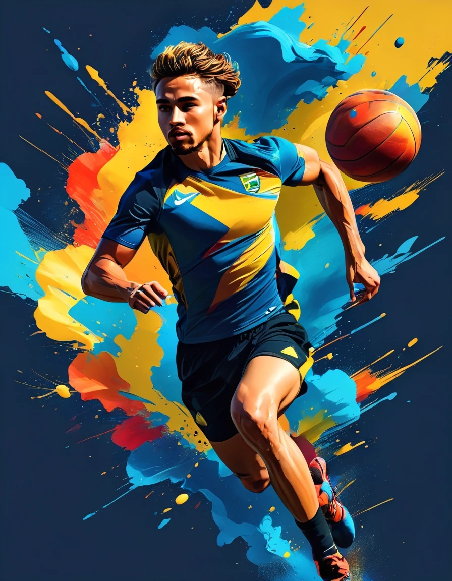 "(best quality,4k,8k,highres,masterpiece:1.2),ultra-detailed,(realistic,photorealistic,photo-realistic:1.37),vibrant colors,vector art,sport,athletes,energetic,motion lines,graphic style,futuristic feel,dynamic poses,bold compositions,speed lines,stylized figures,powerful movements,gradient effects,shadows and highlights,intricate details,geometric shapes,abstract elements,striking contrast,high impact,expressive facial expressions,fluid lines,expressive brushstrokes,eye-catching visuals,lively atmosphere,artistic interpretation,vivid hues,dynamic lighting"