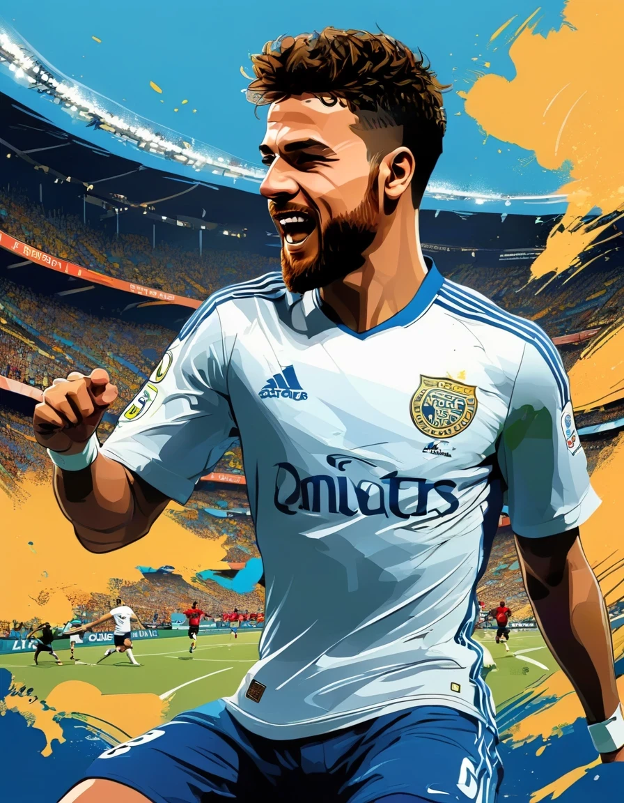 Vector Art ，vector art，Siqueira&#39;s work is dynamic，Works well with images surrounding athletes and sporting events。