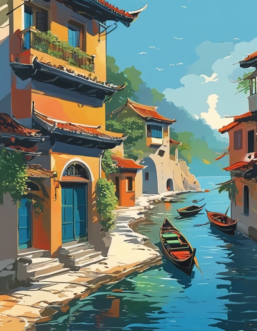 Vector Art ,vector art,Huang ,couple,Beautiful illustration,Clean vector people and landscapes,