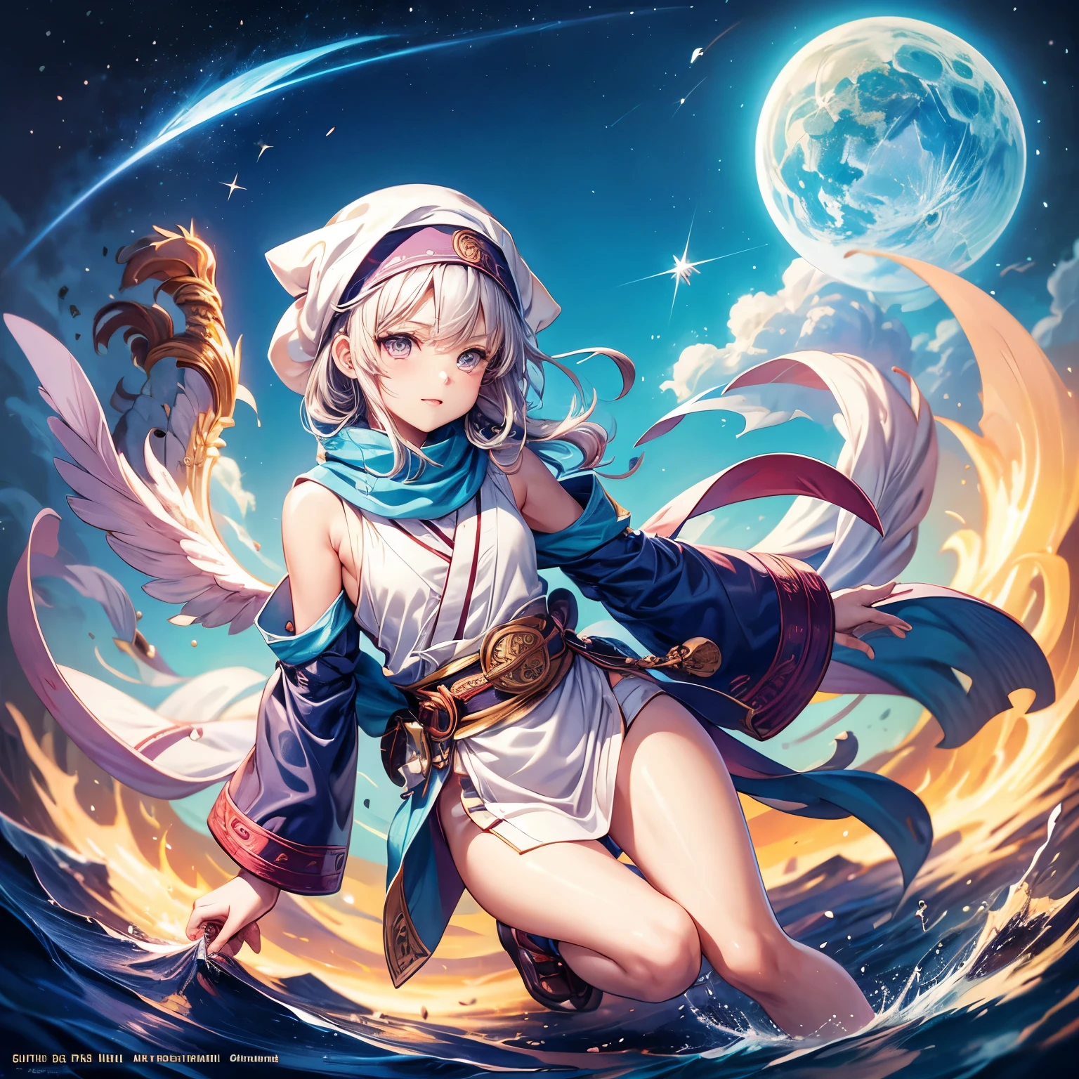 Cartoon seal with turban around neck, Concept art by Kishi Ganku, pixiv, New line added, Ivan Cyr, Hilabi, anime image, Yuru Yuri, Mark of Destiny, official art, Kitagawa Marin fan art, Wow wow wow, shuushuu anime image, gelbooru anime image, Official illustration