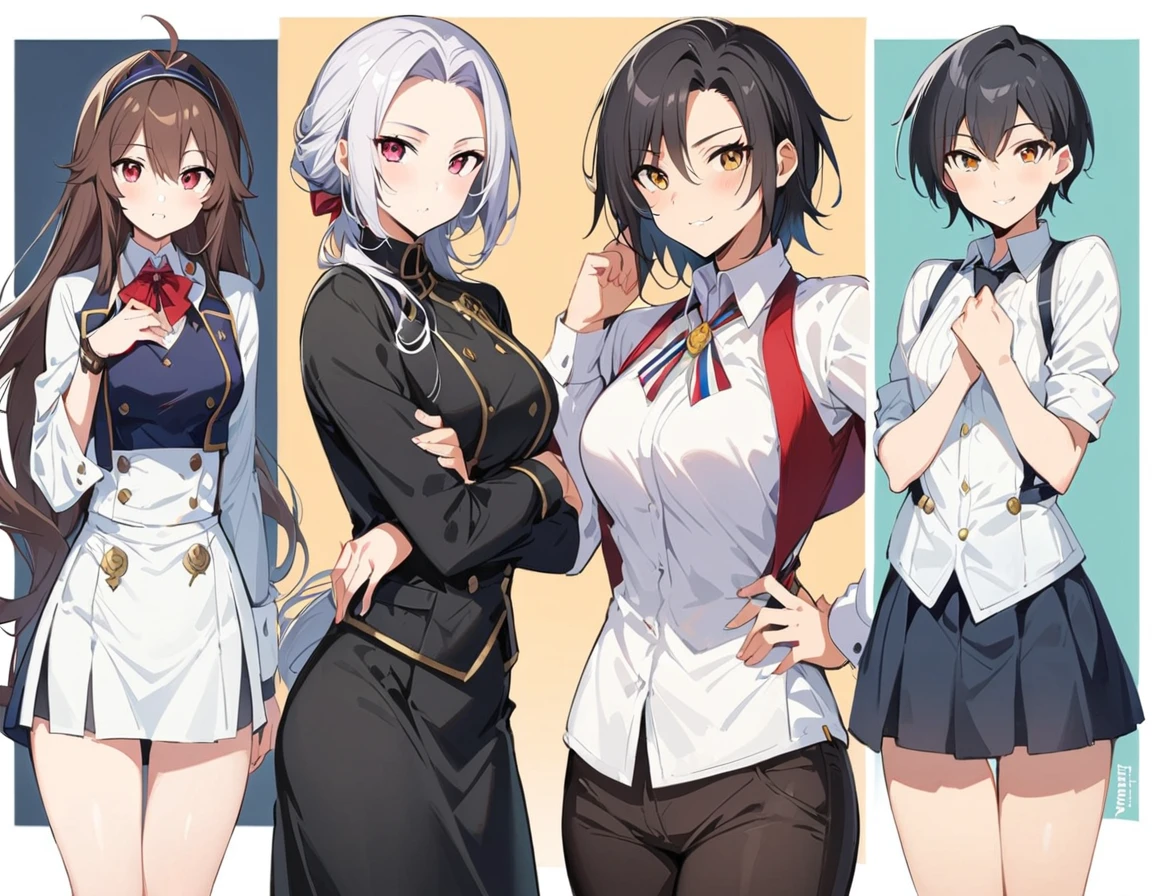 (chef-d'ouvrages d'art, best quality:1.2), 1fille, seulement,debout_diviser,
Yuuki beaucoup, Cheveux longs,gilet court sans manches noir,Jupe rose,noir