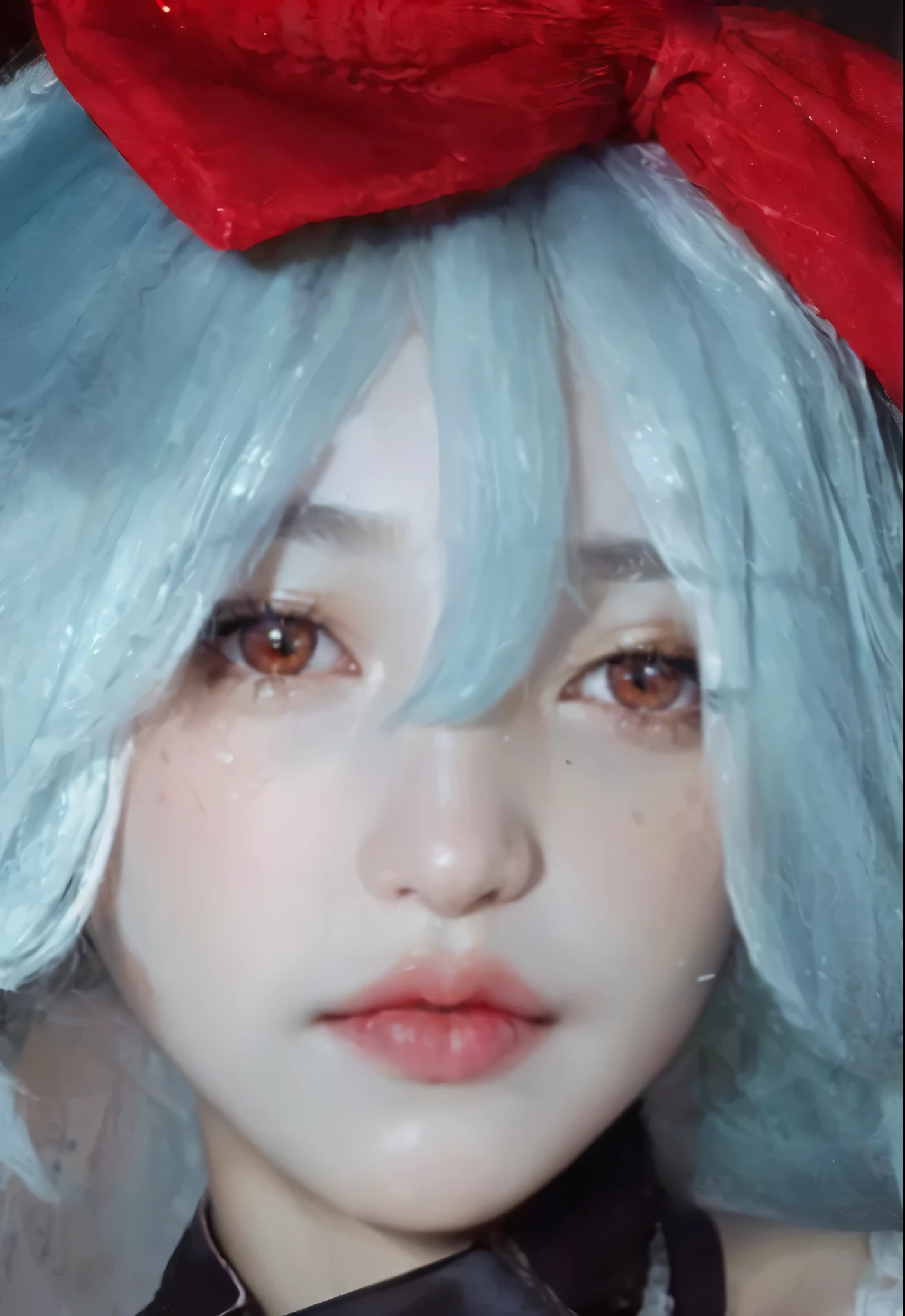 (Masutepiece: 1.3), (maximum resolution: 1.2), (Ultra HDTV: 1.2), cinematic lighting, 8K resolution, Eye and skin detail, detailed facial features, , ( Sharp focus: 1.2), (Face focus: 1.2) , Perfect style, Beautiful, sharp face, Anatomically accurate, Highly detailed skin and face structure, Eye detail, Double eyelids, Thin eyebrows, Glitter eyeliner: 1 Natural cheeks, Glossy skin, White skin: 1.2, (Lip gloss: 1.4), 、 (Shy look: 1.2), Skin and face texture detail, Detailed eyes, Double eyelids, Natural cheeks, , Glossy lips: 1.4, Protruding cleavage、(Large sperm count in breast: 1.4) (Large sperm count in thighs: 1.2) 、 blushing、shy、impatience、frustration、fear of embarrassing glaresknees open、open legasturbation behavior、chest stroking、white lingerie、black bra、shiny small flower necklaces and ears Socks Long、Sweating Thighs、Transparent Underwear、 20 years old, Neat and Clean Woman、Red Hair、Colored Hair、Short Hair, Big , Upturned, Floor Sitting, Bedroom、(Complete Maid Outfits) perfect: 1.5)、short white hair
