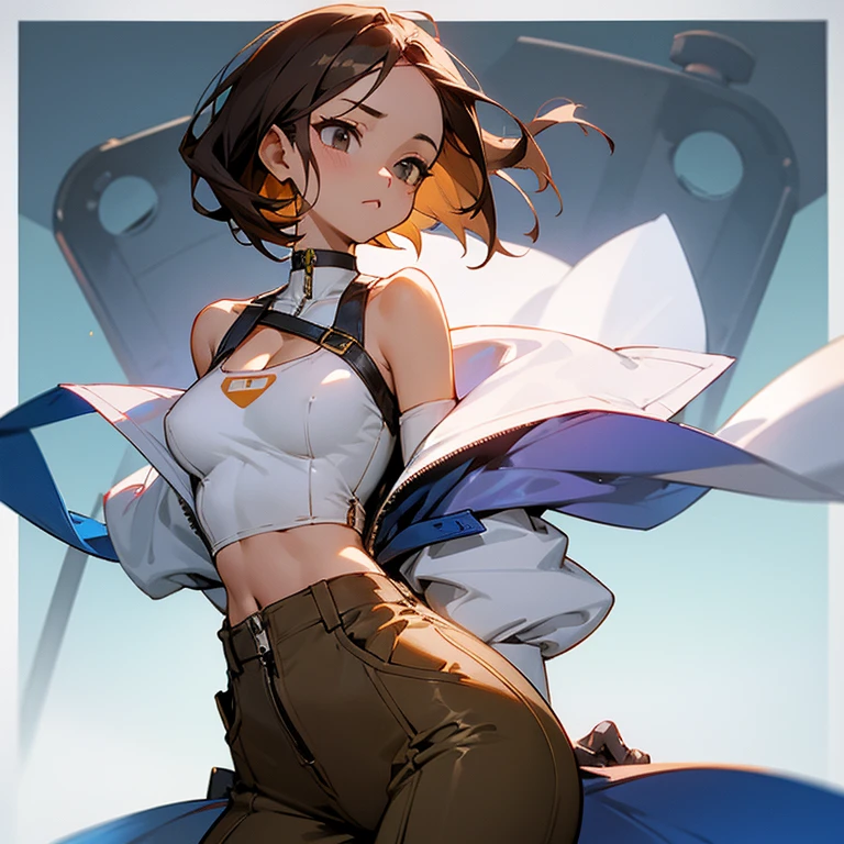 A girl with fantastic bra