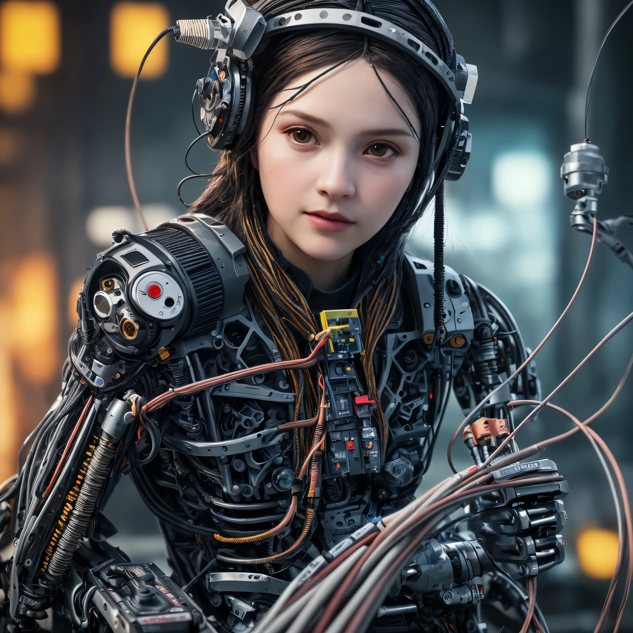 (((masterpiece))), (((Best Quality))), ((Ultra-detailed)), (High Definition CG Illustration), ((extremely delicate and beautiful)), (delicated face), Cinematic Light, ((1 Mechanical Man Leonardo Da Vinci project style)), Solo, full body flying, (Machine-made joints:1.4), ((Mechanical limb)), (Blood vessels attached to tubes), ((Mechanical vertebrae attached to the back)), ((mechanical cervial attaching to neck)), ((Sitting)), deadpan, (Wires and cables attached to the head and body:1.5), (Character Focus), Science fiction, 4k UHD, dark vibes, hyper detailed, vibrant colours, epic composition, octane render, sharp focus, high resolution isometric, (film grain:1.3), The light is sparkling, high quality photography, 3 point lighting, flash with softbox, 4k, Canon EOS R3, HDR, smooth, sharp focus, high resolution, award winning photo, 80mm, f2.8, bokeh