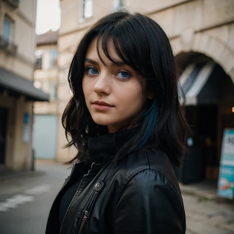 Hellblaue augen