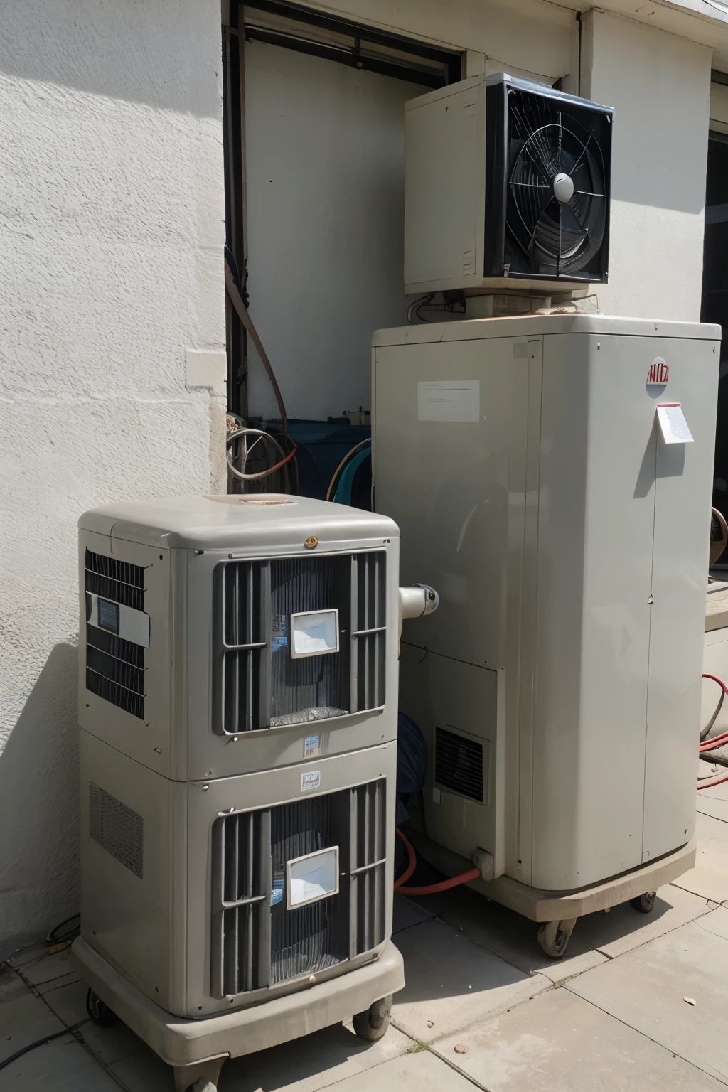 air conditioning maintenance post with real images and the following information: Get in touch and schedule your service 