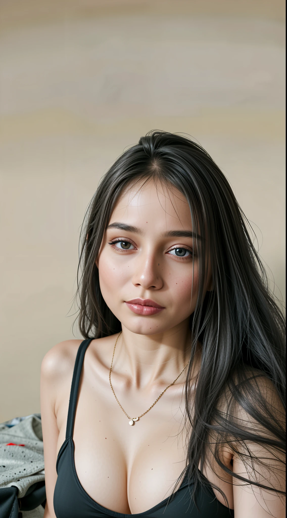 masterpiece, (ultra-high-definition portrait, vignet:1.4), Realistic, extremely detailed, CG unified, 8k, Clean lines, highly detailed, High-definition, raw color photos, Realistic portrait, Cinematic Light, Beautiful detailed, (1hijabgirl, indonesian:1.5), (165cm tall, big breasts with lips like she wants to kiss:1.5), Beautiful big breasts, breasts details, very tight, (Biggorgeous breast, Glance side eye with Smile:1.5), (Soft smiling, Big Breast:1.4), Close up of a girl in Beautiful clothes with errected nipple, biggorgeous breast, Smiling, scarf, (Bombastic Side Eyes with curvaceous body:2), pose 4 of 1 6, Undress, No bra, (nipples that are clearly sticking out detail:1.2), Outdoors, high intricate detailed.