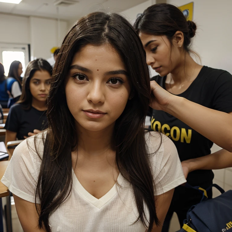 Fazendo ????? na escola