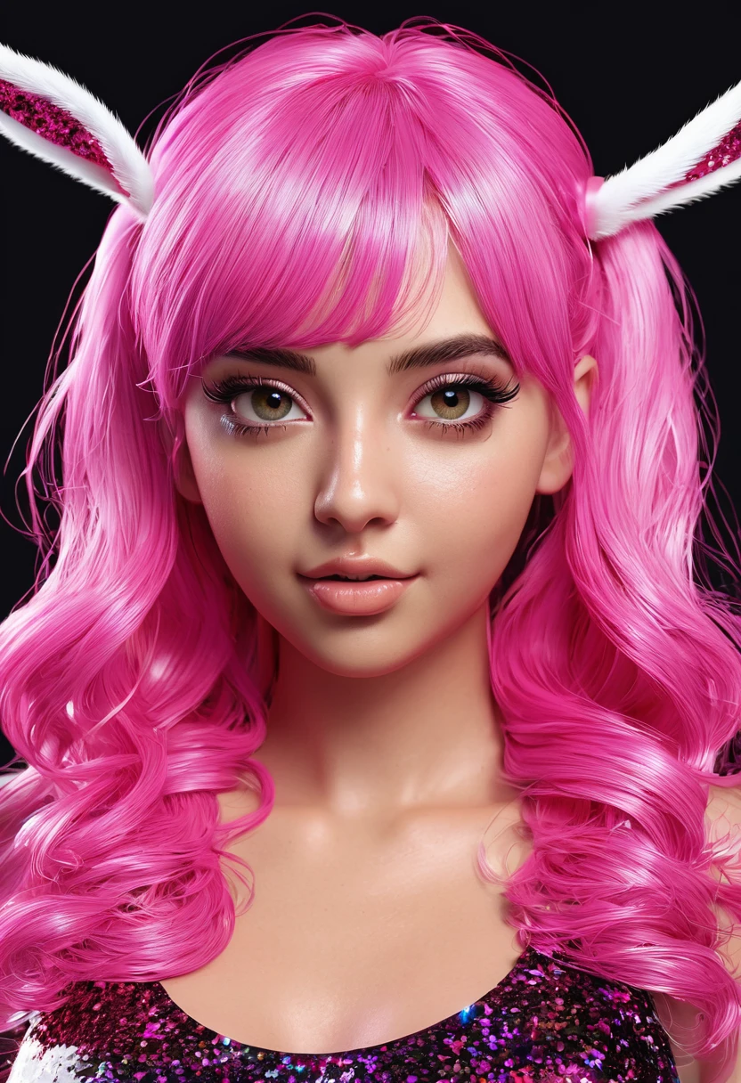 bonitinha Bunny de corpo inteiro,(((14 anos de idade))),((Coelhinho de anime com cabelo rosa de cauda dupla muito fofo e lindo andando pela rua)),(((coelhinha,Antro Furry bonitinho,coelhinha))),(((orelhas de coelho,bunny ears on her head,Grandes orelhas de coelho))),
((seios grandes e cheios))), (((fuchsia hair:1.35,fuchsia hair curto,Cabelo interno colorido,ear breathing,))),((Heterochromia, I1 Fuchsia, Olho 2 Rosa, olhos perfeitos, de olhos voltados para cima:1.3, lindos olhos detalhados, lindo olho finamente detalhado:1, grande destaque nos olhos:1.2, olho puxado)), (((pele brilhante:1.5,pele brilhante: 1.5,pele bronzeada,pele brilhante,pele muito brilhante,corpo brilhante,plastic glitter skin,pele brilhante exagerada))),(dedos delicados e detalhados,Corpo detalhado,detailed arms,human hands, detailed hand),
bonitinho,resultado final,,erotic,nsfw,
Zetai Ryouiki,roupas reveladoras,mostrar a pele,((camisetas rave, Camisa fluorescente, Minissaia rave,Visible lace handle)),(Vestindo uma fantasia de rave:1.3,Roupas rave,semear,com pouca roupa,),(traje detalhado,roupas detalhadas),
(dynamic pose:1.0), foco apenas, centrado, scale to fit dimensions, rule of thirds,
ao ar livre, ((night vision)), (Fundo de rua noturna cyberpunk: 1.5,dark sky,becoway, beco,nuvens grossas, fundo detalhado:1.25),
(Melhor qualidade), (high resolution), (sharp focus), (ultra-detalhado), (extremamente detalhado), (arte de alta qualidade), 8k_papel de parede, (HDTV 8K CG),(muito bom 8K CG), ((hyper super ultra detailed perfect piece)), perfeito, (((mesa))), illustration, cores vibrantes, (Complicado), Alto contraste, Selective lighting, Double exposure, nffsw (high-range dynamics), Post-processing, desfoque de fundo, de bumbum empinado, anime version, ( qualidade de anime), ( realidade super de anime). Mostrando o corpo todo.