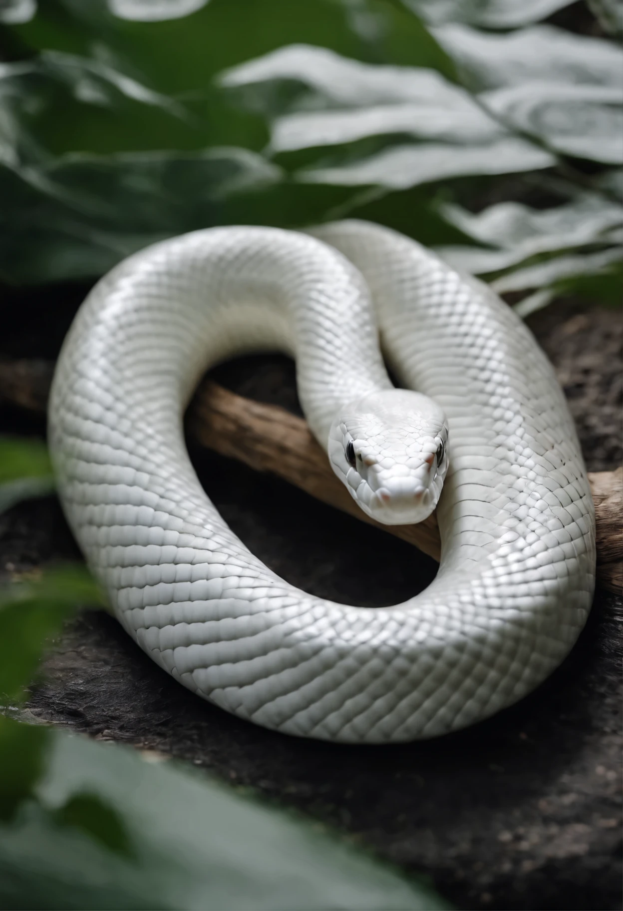 White snake facing the front,Big white snake,こっちを見ているBig white snake,beautiful snake