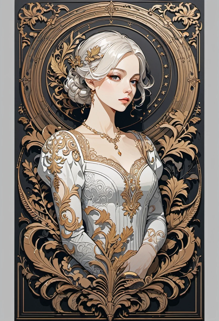 Vector Art, Minimalism, european style, masterpiece, best quality, perfect composition, very aesthetic, ultra-detailed, intricate details, Professional, official art, Representative work