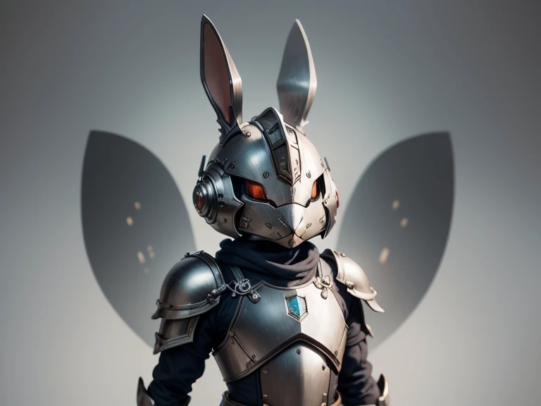 rabbit with armor,Meisterwerk, Best quality, Super Detail,anthropomorph rabbit,Werke von Meistern，superfein，4K resolution，High quality，Filmbeleuchtung，Hohe Bilddetails,Klar fokussiertes Haar，Detaillierte Haardarstellung,,epic,((small body))
