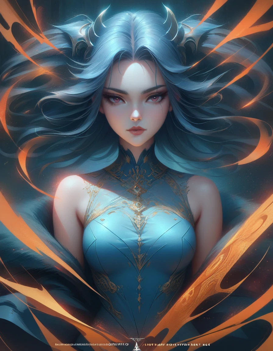 1girl, character portrait of a friendly dryad mister in a modest and ornate blue-grey outfit, Dungeons & Dragons, aesthetic, dungeons and dragons, medium shot, intricate, elegant, trending on artstation, digital art, by Stanley Artgerm Lau, WLOP, Rossdraws, James Jean, Andrei Riabovitchev, Marc Simonetti, Yoshitaka Amano. background by James Jean and Gustav Klim, (masterpiece), (best quality), (ultra-detailed), very aesthetic, illustration, disheveled hair, perfect composition, moist skin, intricate details, anime artwork, anime style, key visual, vibrant, studio anime, highly detailed