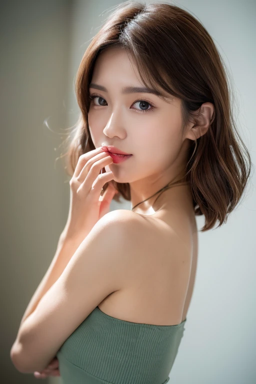 4K.Resolution MAX.realisitic、Top Korean Models、Golden Ratio Face、Fine-grained skin、rous skin、tight naket breasts、Bodel、(From face to chest only: 1.10), (Realistic, Photorealistic: 1.37), (masutepiece, Best Quality: 1.2), (Ultra High Resolution: 1.2), (Raw photo: 1.2, Shots at Nikon), (Sharp Focus: 1.3), (Face Focus: 1.37), (Ultra detailed CG unified 8k wallpaper: 1.2), (Beautiful skin: 1.2), (pale skin: 1.3), (hyper-sharp focus: 1.5), (Ultra Sharp Focus: 1.5), ( Beautiful pretty face: 1.3), (hyper detailed background, Detail Background: 1.3), ( Face Zoom: 1.10), Bob Hair、chin-length hairstyle、Face Zoom、Bun hair、the beach、too much cum, ((Yor)), (( on tongue)), cun hands, (cum on ial),Masami Nagwa、put out the tongue、