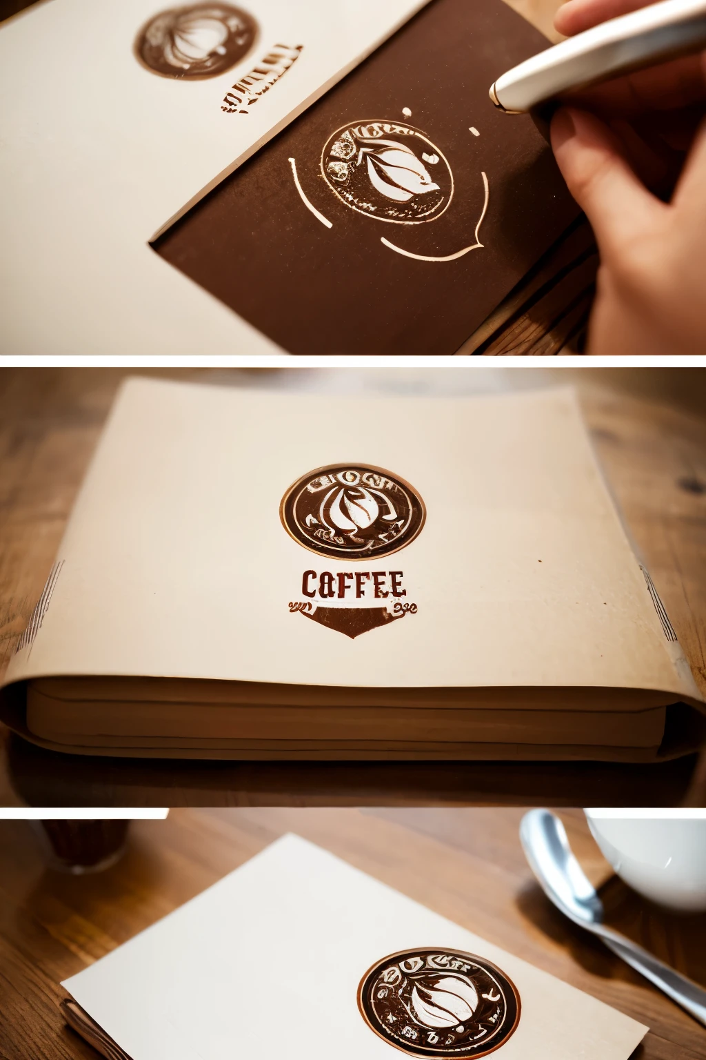 create a detailed logo for a coffee company