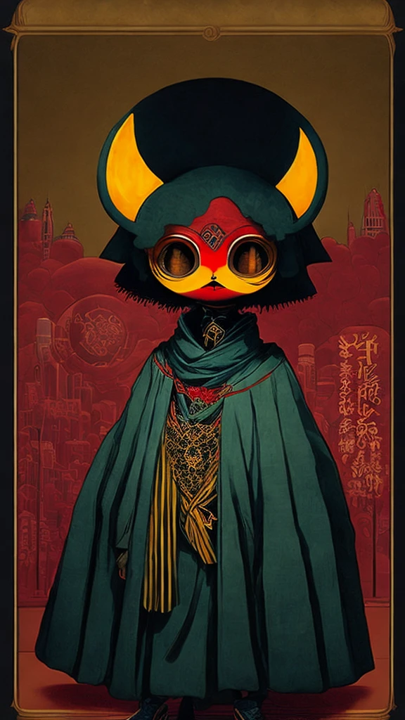 Diverse Forms: This yokai exhibits features both reminiscent of human form and amorphous characteristics, adding peculiarities not typical of human ???????.
Supernatural Abilities: Manifest unseen supernatural powers in this yokai's depiction. For instance, depict eyes emitting flames or energy emanating from its hands.
Balance of Fear and Humor: Strike a balance between fear and humor in depicting this yokai. Incorporate something comical amidst its terrifying appearance.
Influence of the Modern Era: This yokai is influenced by contemporary culture and technology. For example, it might wear traditional Japanese clothing while incorporating cyberpunk elements into some parts of its body.
Regional Characteristics: Integrate elements reflecting a specific region or climate into this yokai's background. Drawing from local folklore and traditions, express unique features typical of that area.