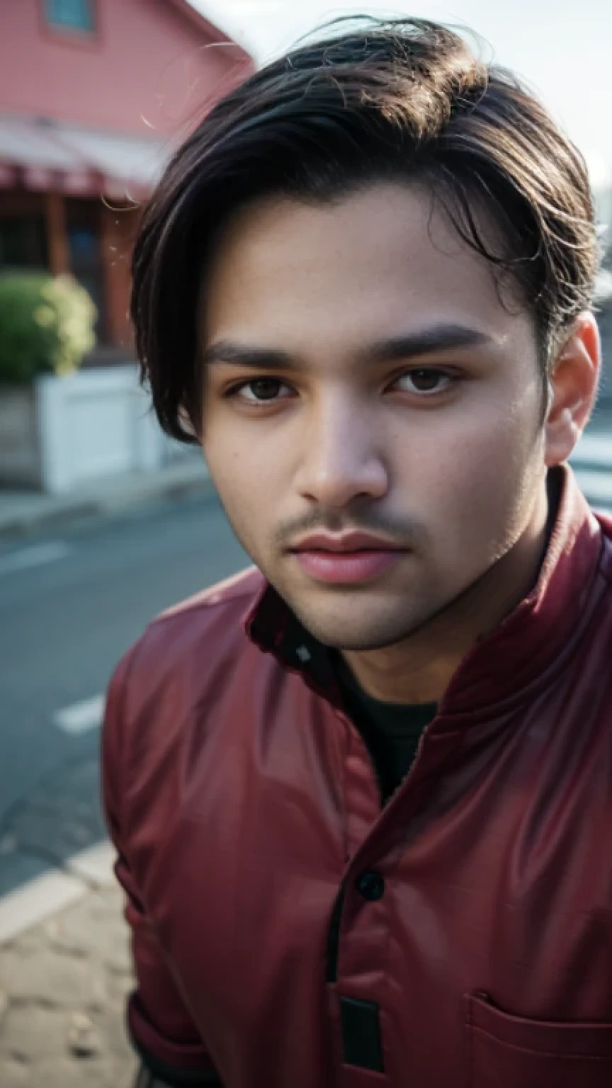 A beautiful young bearded man with highly detailed skin,8k,high res,ultra realistic, photorealism,(real life photo,realistic:1.9),best quality,ultra-detailed,professional,vivid colors,sharp focus,physically-based rendering,studio lighting,bokeh,portraits, wearing black shirt.dynamic poses