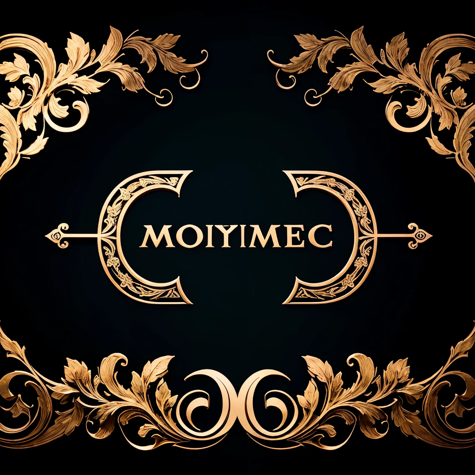An elegant design with the initials "MC" written in a stylized cursive font, slightly overlapping to create an effect of unity.
