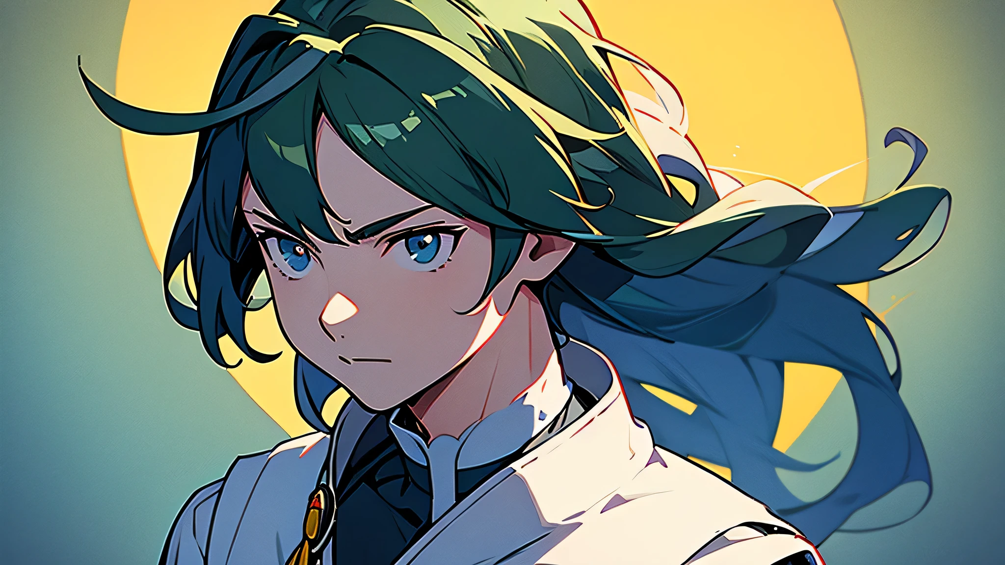 personagem de anime gordo, um homem com roupa verde segurando um objeto verde, photo of a male cleric, arte oficial do personagem, Fanart de Rui Demon Slayer, retrato de RPG de corpo inteiro, dressed like a clergyman, Retrato de RPG de corpo inteiro, retrato completo do elementalista, clergywoman, retrato de personagem de corpo inteiro, cushart krenz arte chave feminino, official character illustration, impacto, intrincado, luz solar, fundo detalhado, cidade medieval, roupas detalhadas