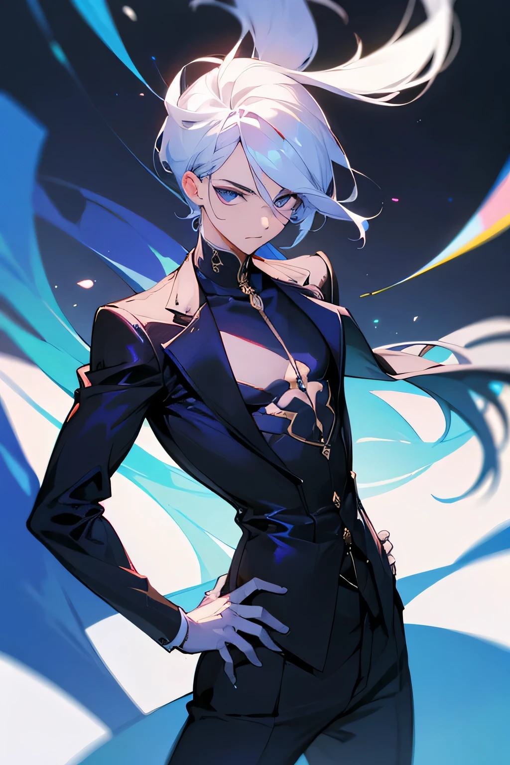 com este mesmo homem faca o design do corpo todo dele