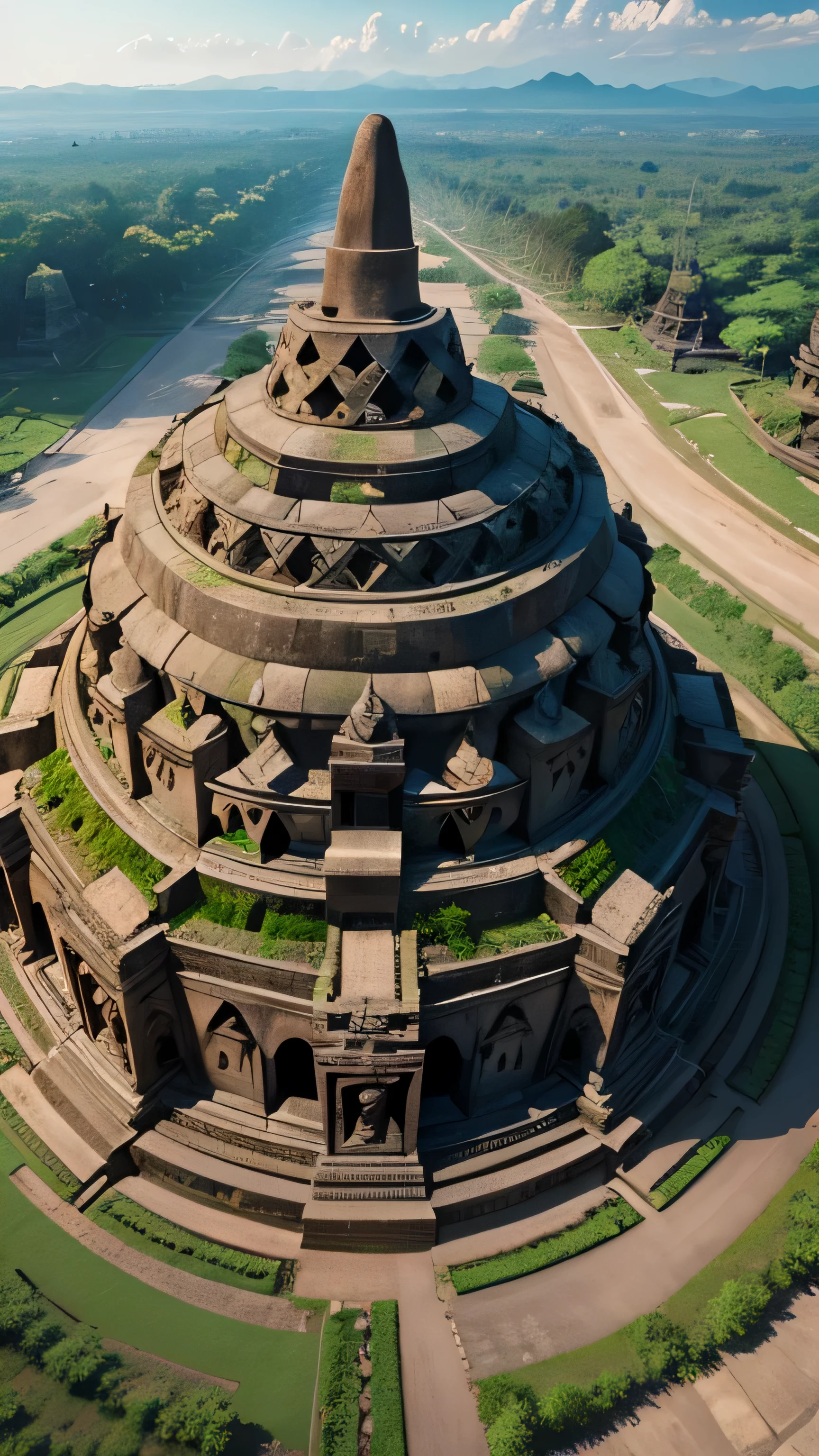 Borobudur temple, Indonesia, 8k, high quality