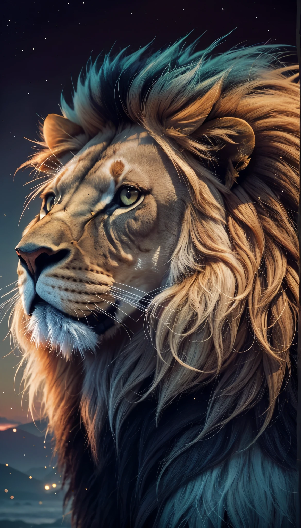Lion, Divine Lion, naturais, Natureza, Natureza, Linda, Rendering, fotorrealista, UltraHigh definition, 4K, texturasdetalhadas, thunder, sombras detalhadas, cores detalhadas, por do sol, sol se pondo, Sunset, Natureza Linda, Grande Divino, por do sol, contraste detalhado, Contraste realista, high resolution, cores detalhadas, fogo, eletricidade, divina criatura, 8k, realista detalhado, 16k, 8k, High definition, contraste detalhado, Contraste realista, high resolution, cores detalhadas, fogo, eletricidade, divina criatura, 8k, realista detalhado, elegante, Vigor elegante, Power Creature, Majestic, Cores detalhadas HD,