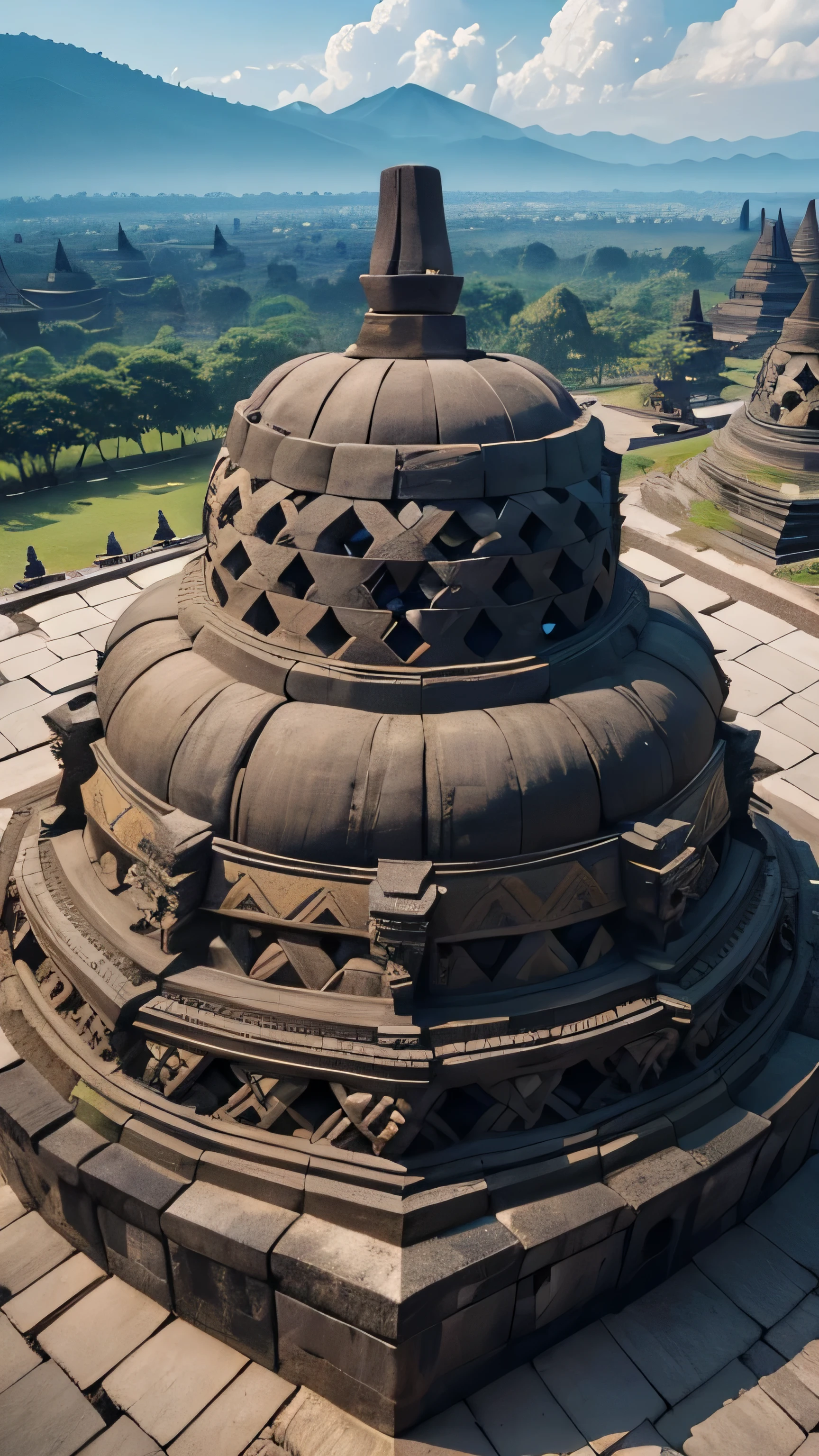 Borobudur temple, Indonesia, 8k, high quality