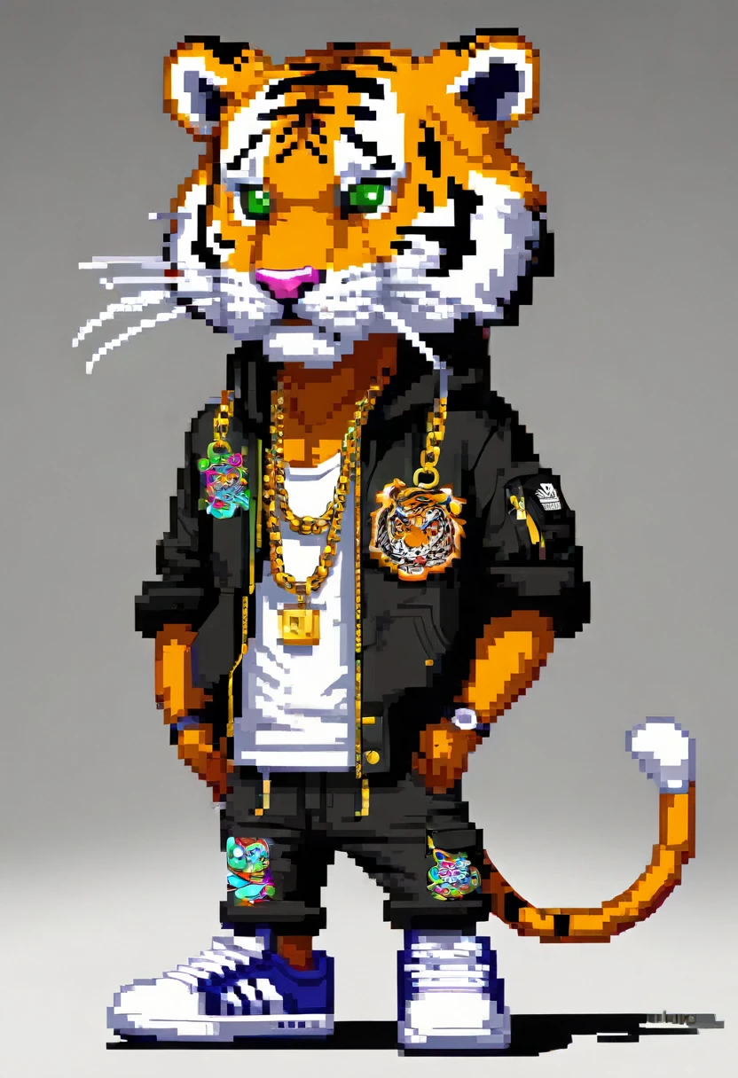 Tiger animed hip hop chaing