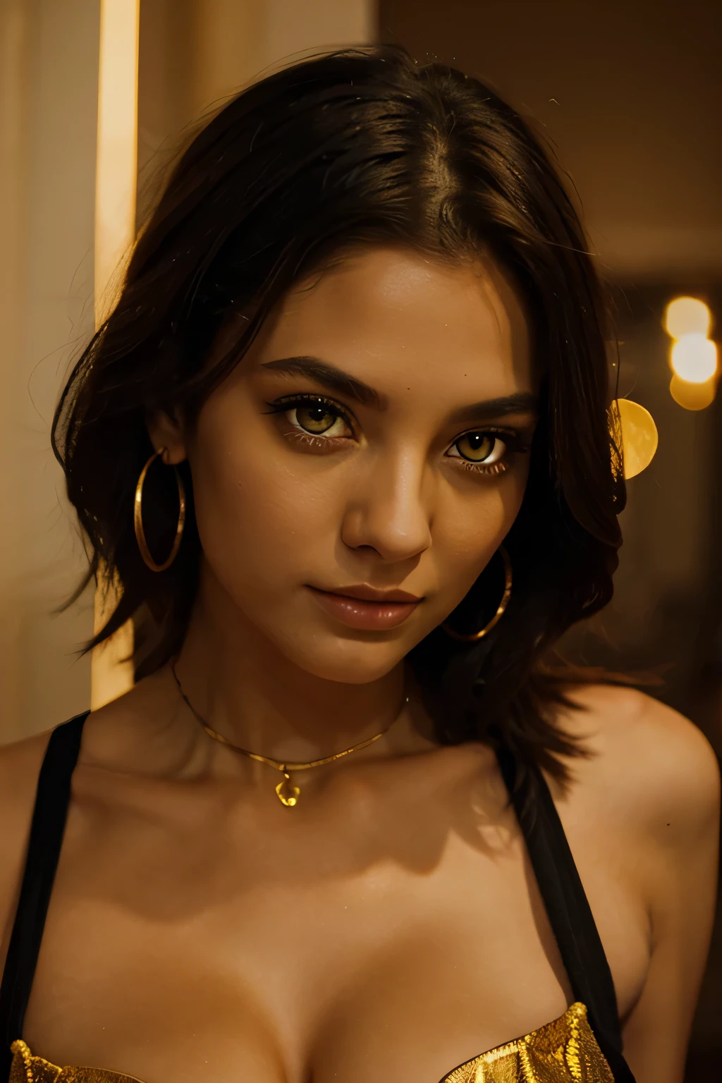 golden amber eyes