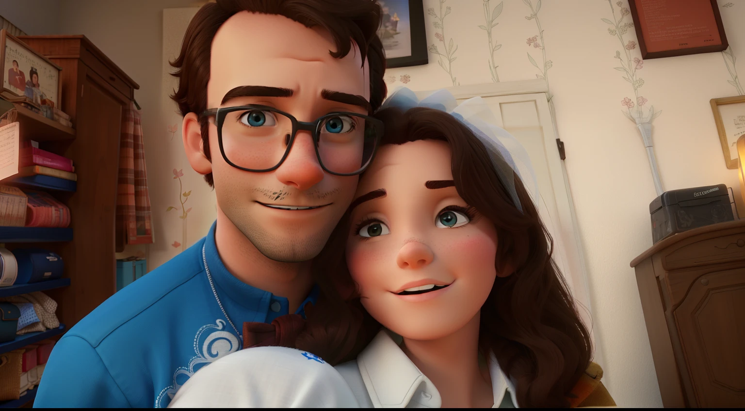 couple romantique, Tout comme les films Disney Pixar