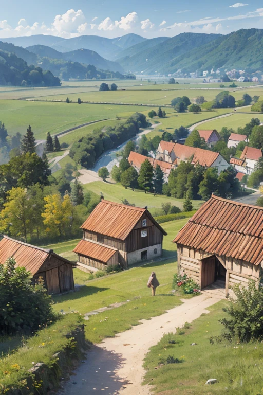 10th century slavic village